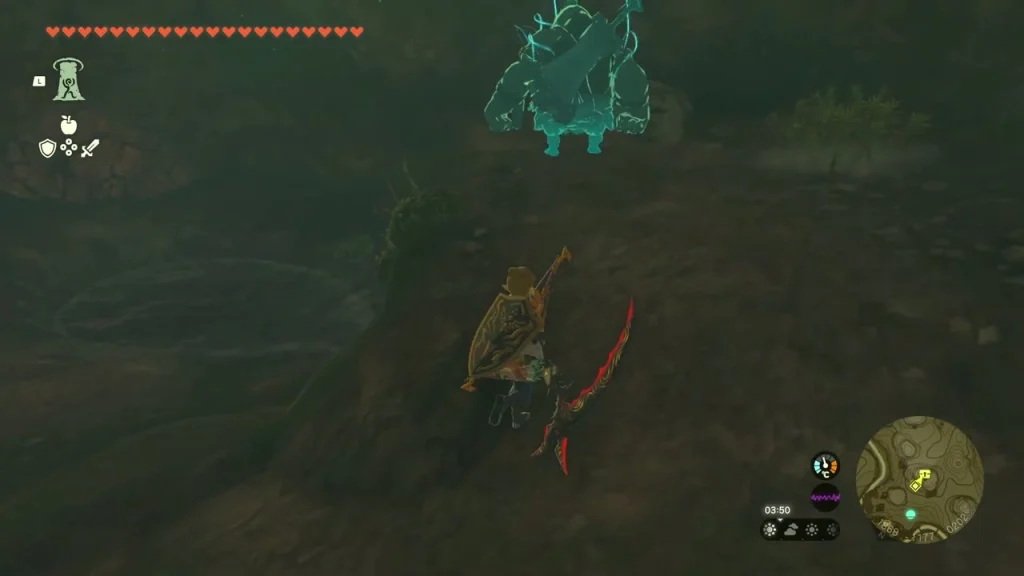 Dark cave entrance beyond the Cucco nests Dark cave entrance beyond the Cucco nests