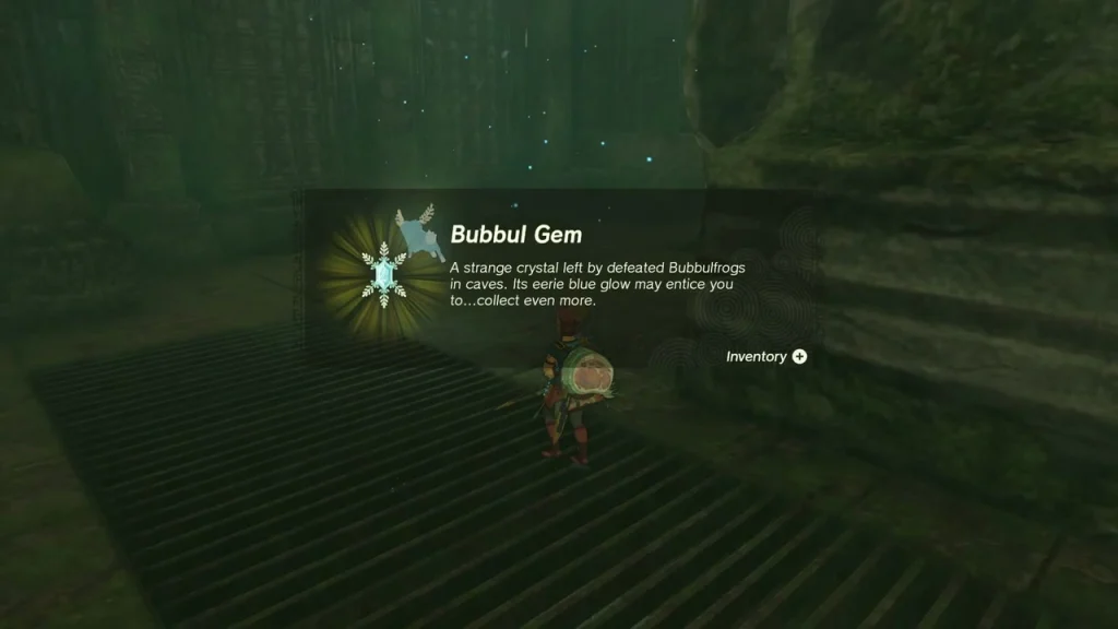 Bubbul Gem item box in the ruin hall Bubbul Gem item box in the ruin hall