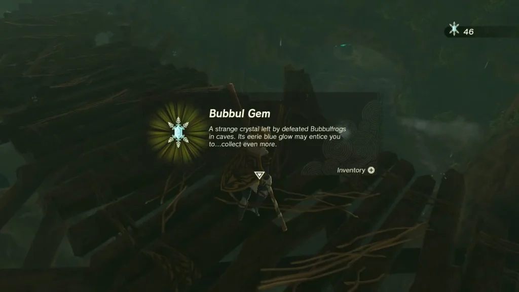 Bubbul Gem item box on the wooden scaffolds Bubbul Gem item box on the wooden scaffolds