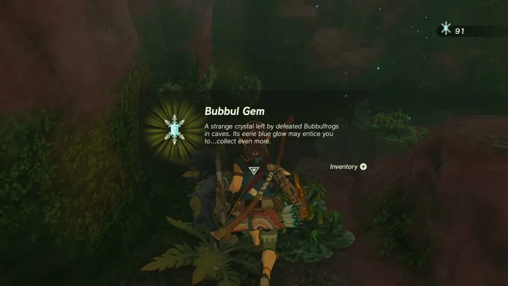Bubbul Gem item box in the dark mossy tunnel Bubbul Gem item box in the dark mossy tunnel