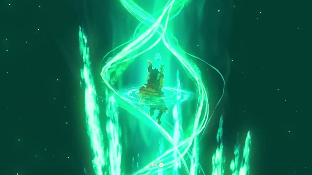 Green Ascend spiral rising through the rock out of the cave Green Ascend spiral rising through the rock out of the cave