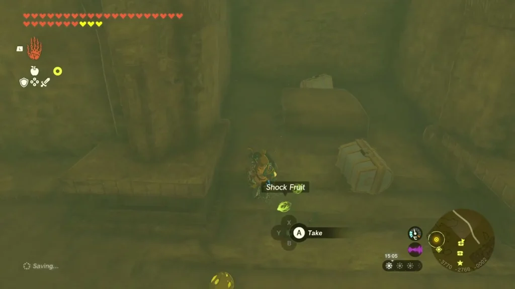 Gerudo Shield item box from a chest in the valley Gerudo Shield item box from a chest in the valley