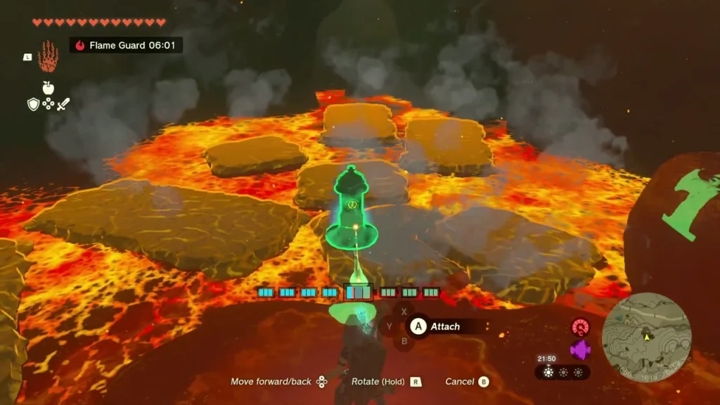 Stone slabs forming in the lava around the hydrant Stone slabs forming in the lava around the hydrant