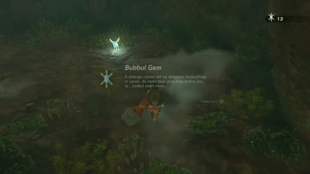 Bubbul Gem item box after the Bubbulfrog drops it Bubbul Gem item box after the Bubbulfrog drops it
