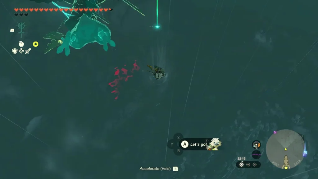 Dive from the sky island toward the first light ring in the dark sky Dive from the sky island toward the first light ring in the dark sky