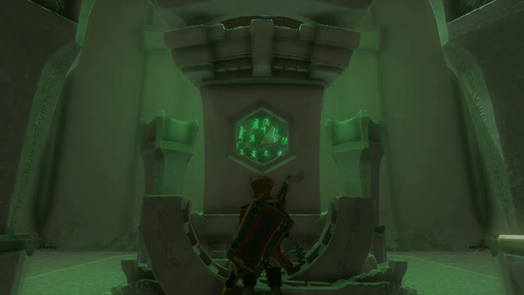 Light of Blessing terminal in the exit chamber