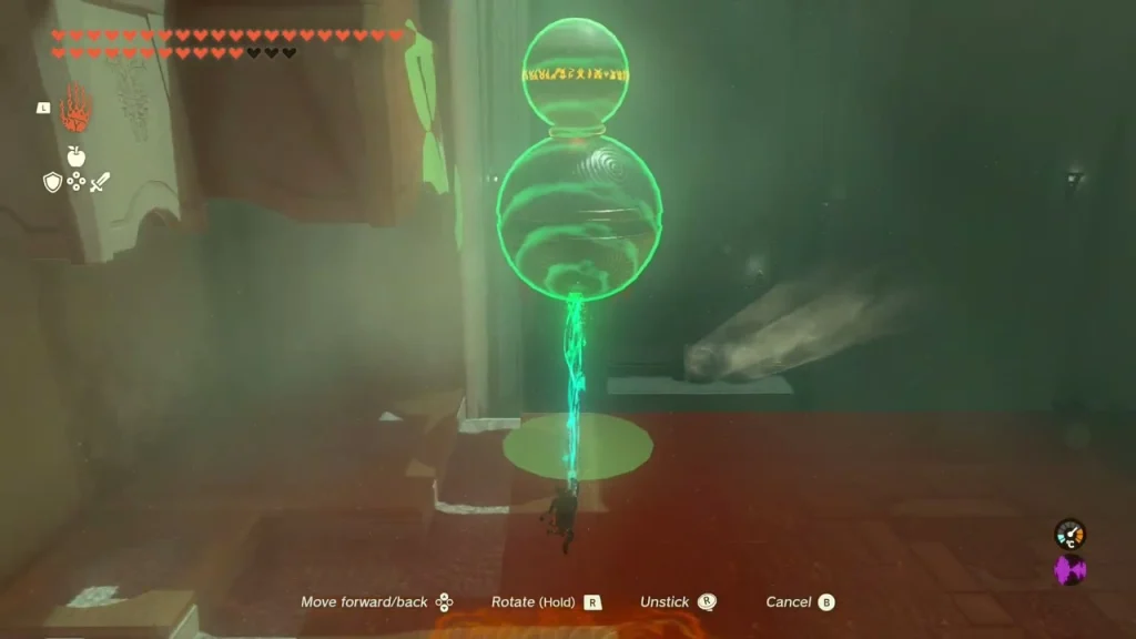 Small ball stacked on top of the big ball ready to move Small ball stacked on top of the big ball ready to move