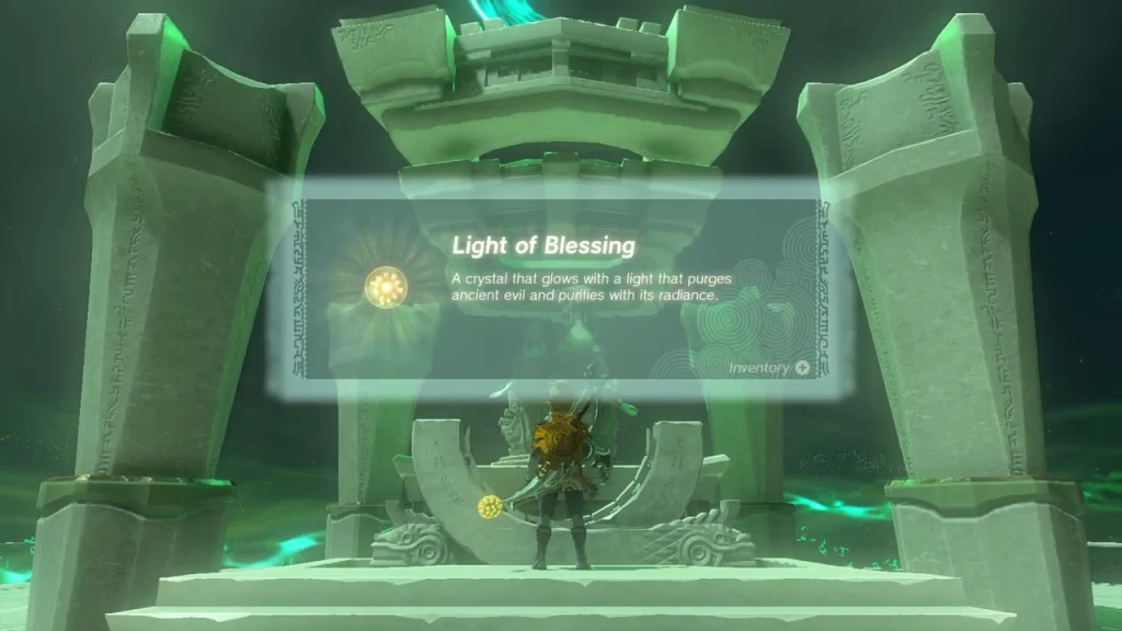 Light of Blessing item box at the terminal Light of Blessing item box at the terminal