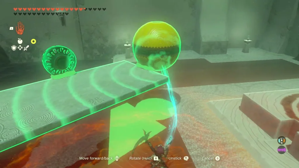 Sphere and slab being attached to the raft with Ultrahand Sphere and slab being attached to the raft with Ultrahand