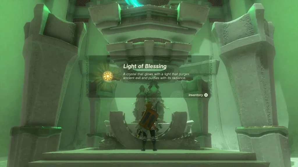Light of Blessing item box at the terminal