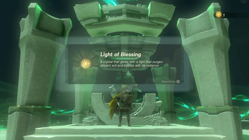 Light of Blessing item box at the terminal Light of Blessing item box at the terminal