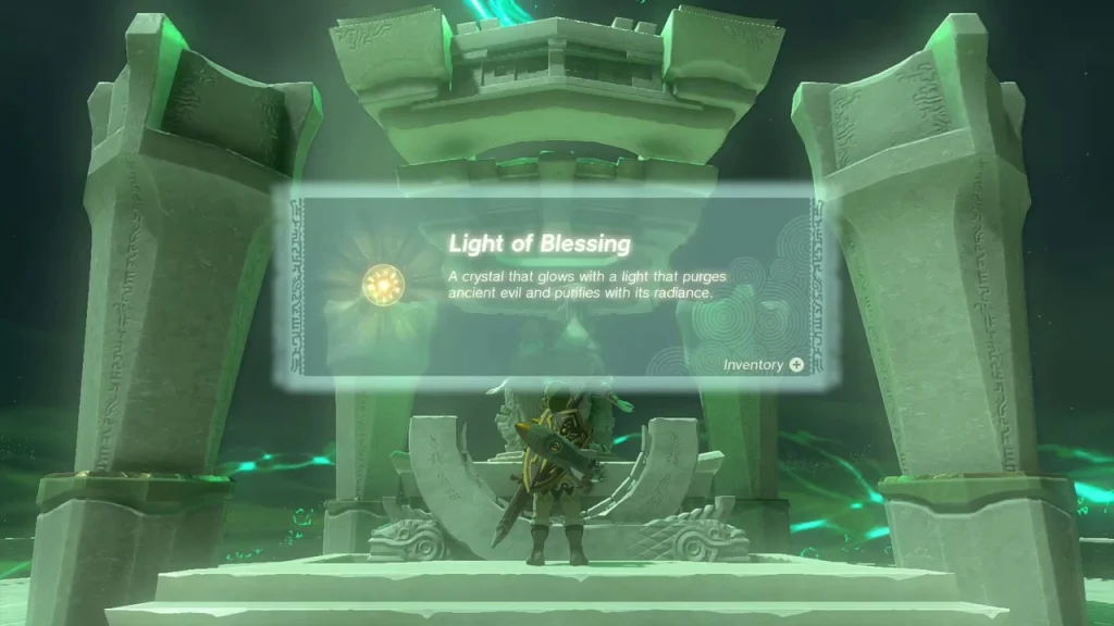Light of Blessing item box at the terminal Light of Blessing item box at the terminal