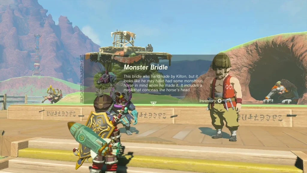 Monster Bridle item box received from Kilton Monster Bridle item box received from Kilton