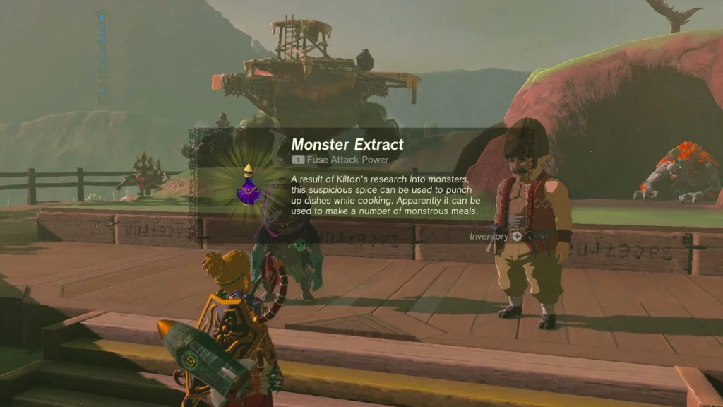 Monster Extract item box over Kilton and Hudson on the stage Monster Extract item box over Kilton and Hudson on the stage