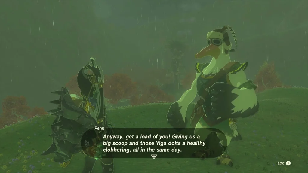 Penn the Rito on a grassy hillside beside a stable Penn the Rito on a grassy hillside beside a stable
