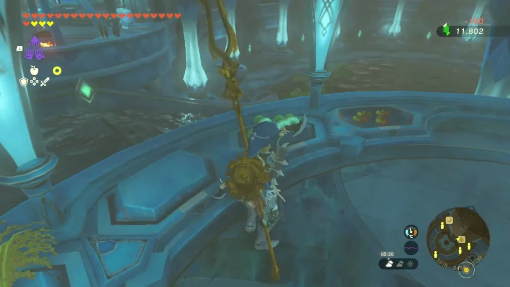 Entrance of the Coral Reef general store in Zora's Domain Entrance of the Coral Reef general store in Zora's Domain
