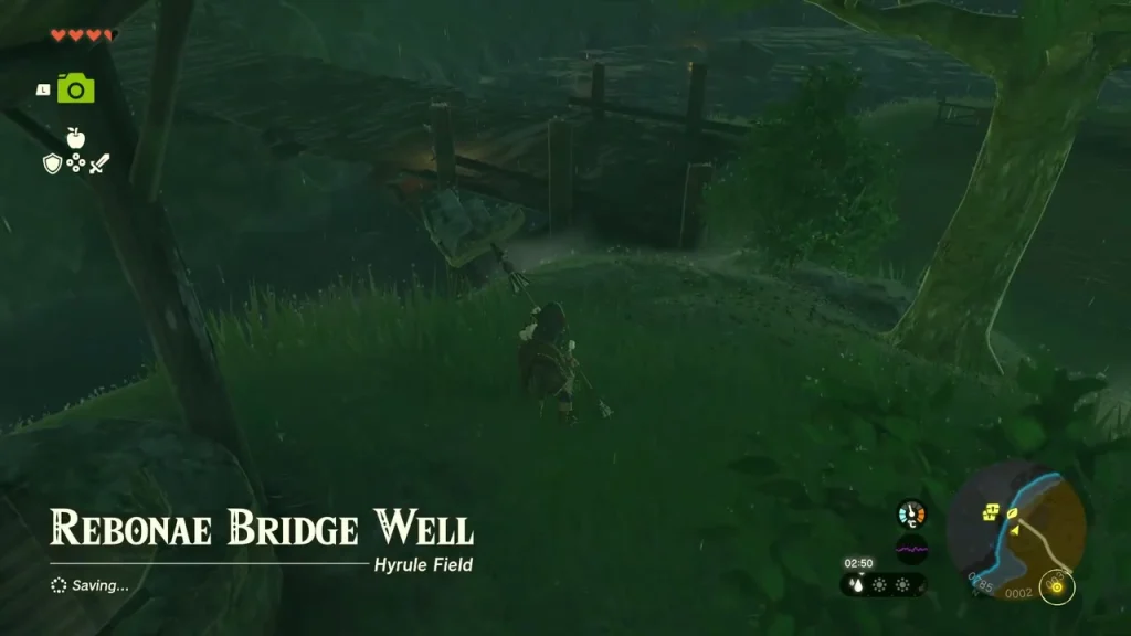 Rebonae Bridge Well in the woods beside the wooden Rebonae Bridge in Hyrule Field Rebonae Bridge Well in the woods beside the wooden Rebonae Bridge in Hyrule Field