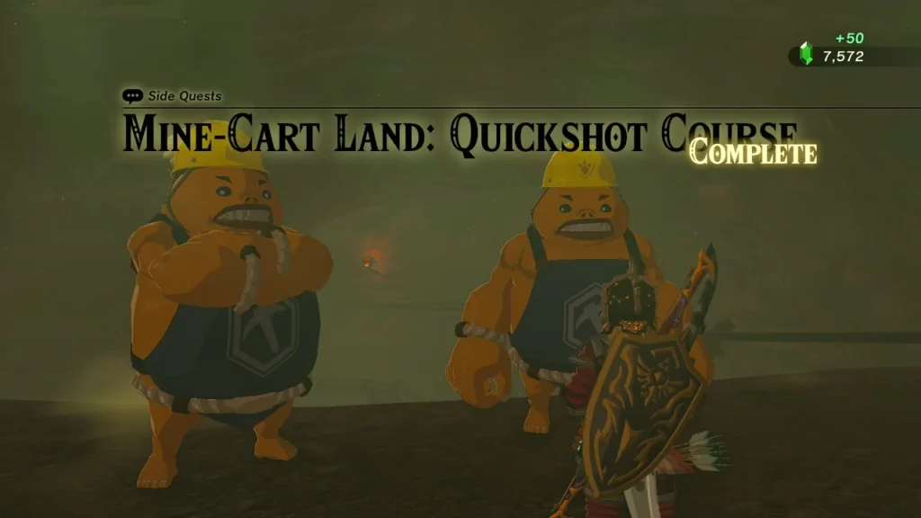 Quickshot Course complete banner with 50 rupees gained Quickshot Course complete banner with 50 rupees gained