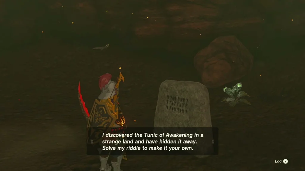 Stone tablet bearing Misko letter about the Tunic of Awakening Stone tablet bearing Misko letter about the Tunic of Awakening