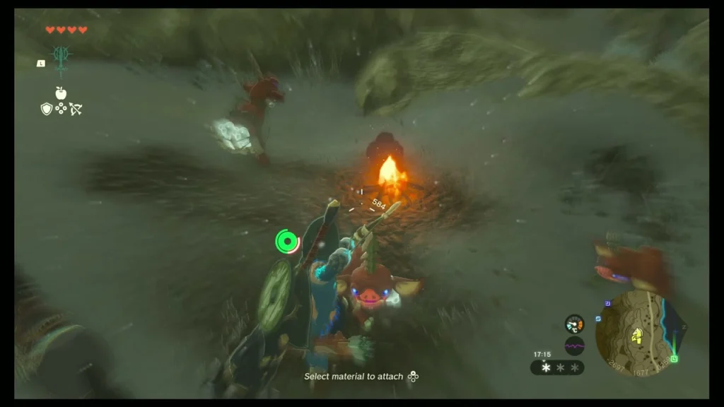 Monsters gathered around a campfire near the cabin Monsters gathered around a campfire near the cabin