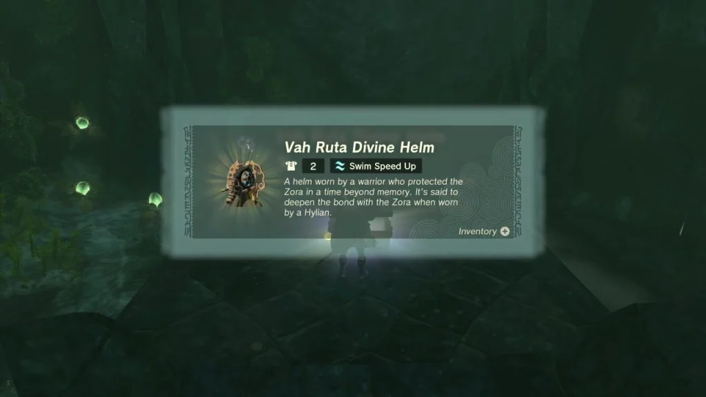 Vah Ruta Divine Helm item box with swim speed up Vah Ruta Divine Helm item box with swim speed up