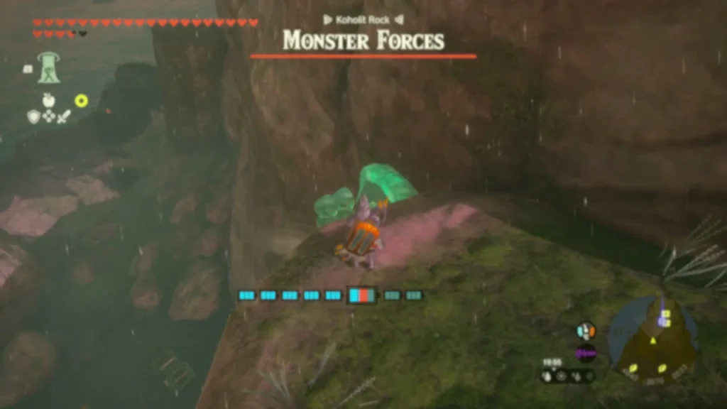 Monster Forces stronghold on the cliff of Koholit Rock Monster Forces stronghold on the cliff of Koholit Rock