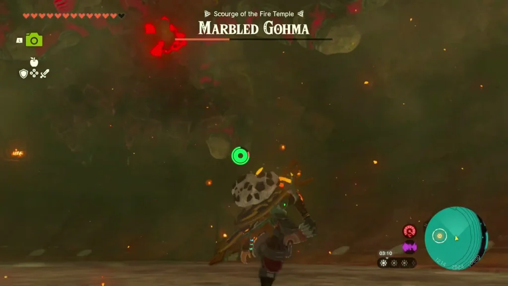 Ring of red exploding boulders closing in on the arena floor Ring of red exploding boulders closing in on the arena floor