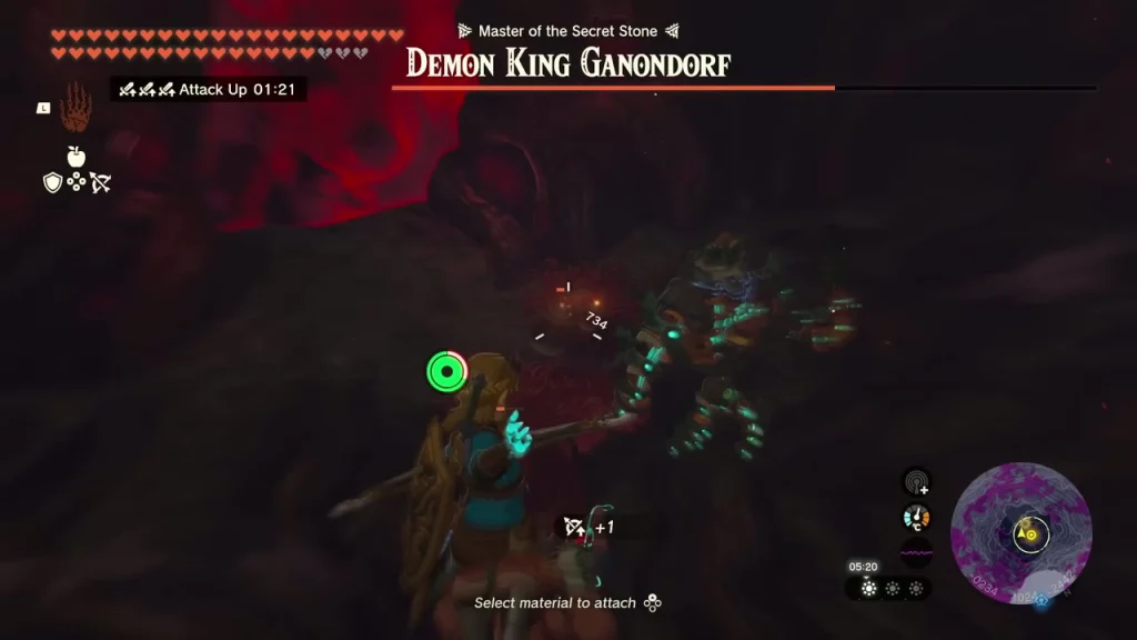 Sage standing in combat beside Ganondorf's gloom Sage standing in combat beside Ganondorf's gloom