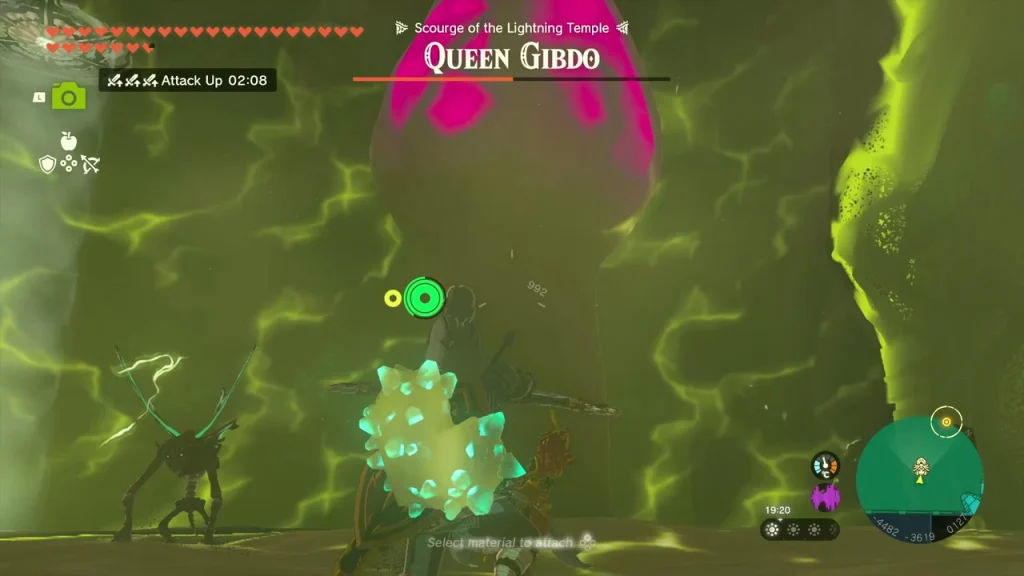 Pink hive crackling with green lightning above Zonaite crystals in the arena Pink hive crackling with green lightning above Zonaite crystals in the arena