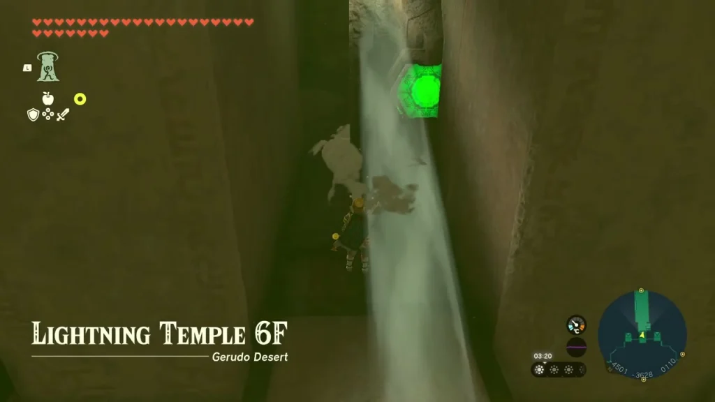 Updraft and floor switch with a green door light on 6F Updraft and floor switch with a green door light on 6F