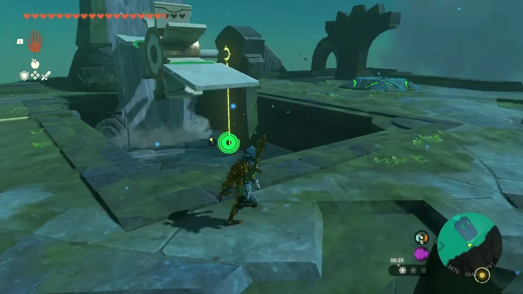 Open gate on the upper-right island Open gate on the upper-right island