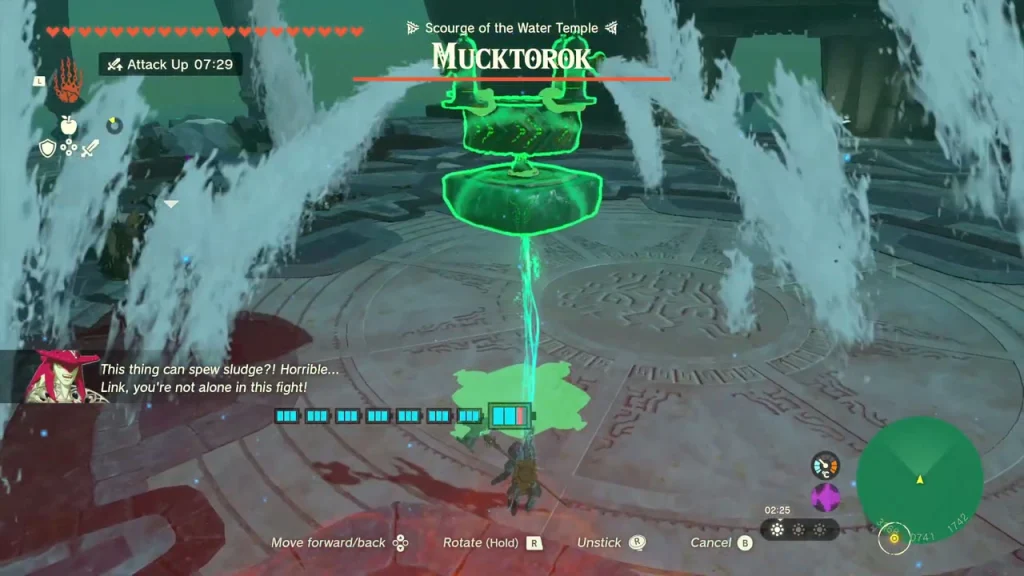 Arena floor with a Hydrant device set up against the sludge shark Arena floor with a Hydrant device set up against the sludge shark