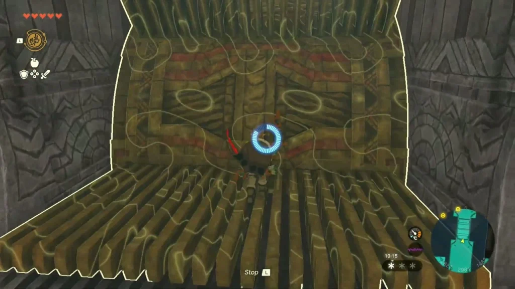 Spinning wheel outlined in Recall glow while it reverses Spinning wheel outlined in Recall glow while it reverses