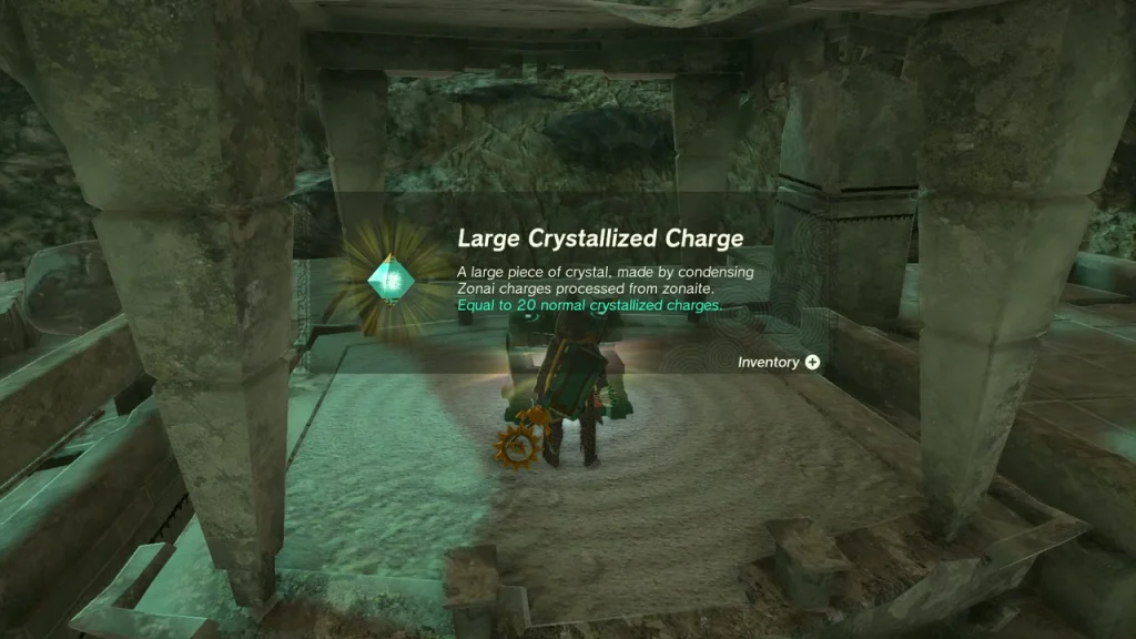 Large Crystallized Charge item box inside the stone chamber of Ulri Canyon Mine Large Crystallized Charge item box inside the stone chamber of Ulri Canyon Mine