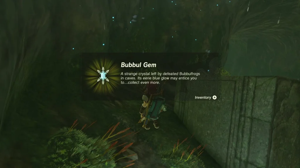 Bubbul Gem item box in the cave Bubbul Gem item box in the cave
