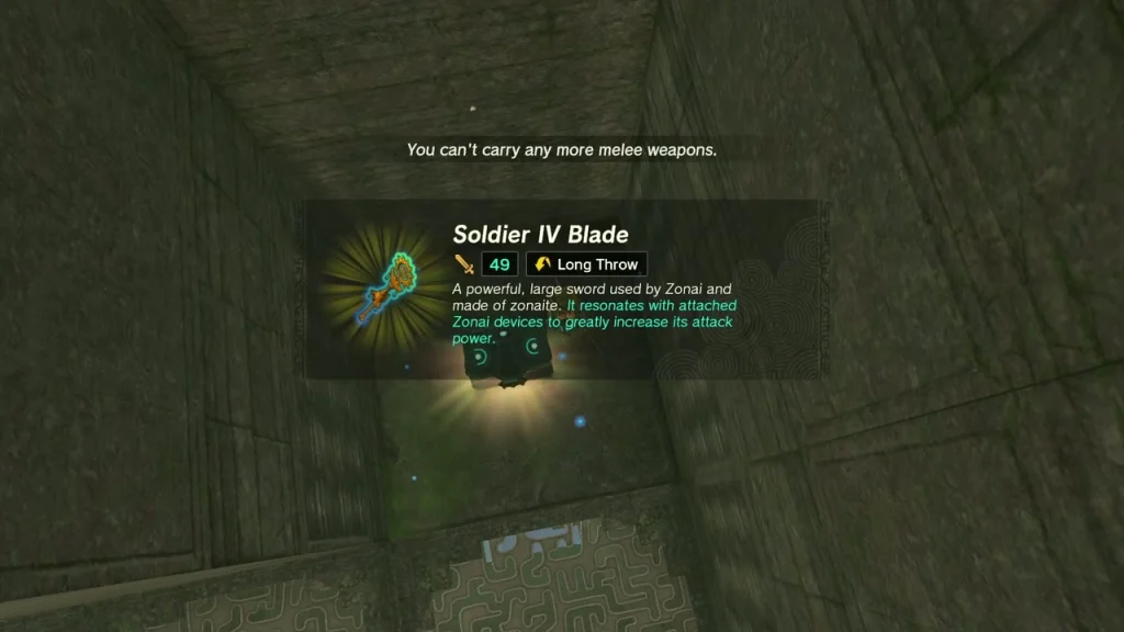 Soldier IV Blade item box in the sky labyrinth Soldier IV Blade item box in the sky labyrinth