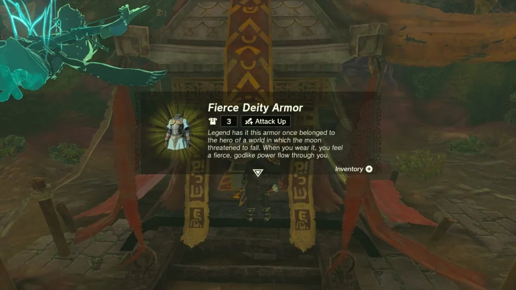 Fierce Deity Armor item box after opening the Summit Cave chest Fierce Deity Armor item box after opening the Summit Cave chest