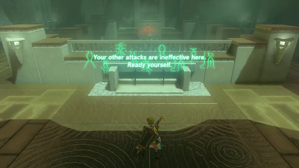Sinatanika Shrine's first chamber with a wall announcing the Sneakstrike trial Sinatanika Shrine's first chamber with a wall announcing the Sneakstrike trial