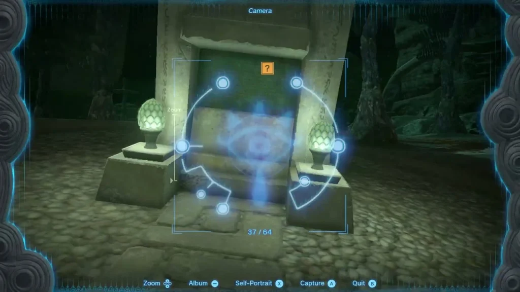 Tablet in the Depths registered in the camera between two lamps Tablet in the Depths registered in the camera between two lamps