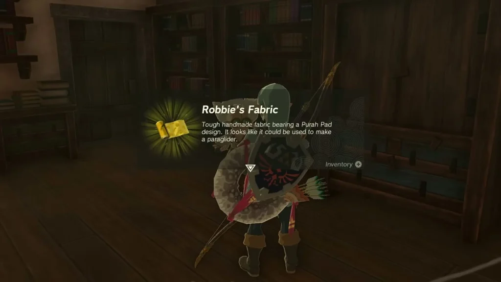 Robbie's Fabric item box shown in the lab Robbie's Fabric item box shown in the lab