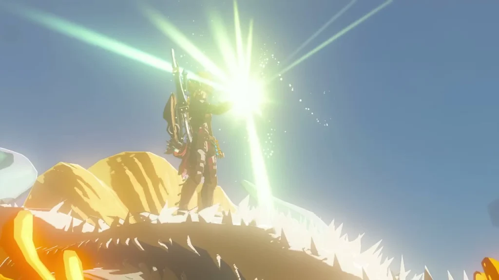 Beam of light striking the Demon Dragon from the Light Dragon Beam of light striking the Demon Dragon from the Light Dragon