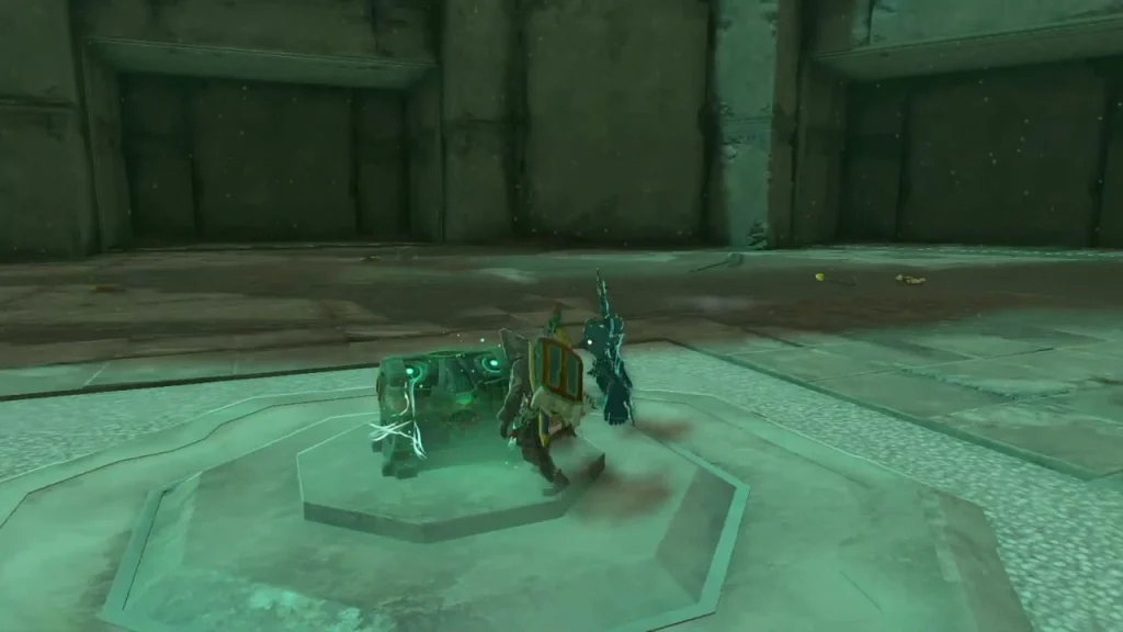 Chest at the end of the Lone Island Coliseum arena