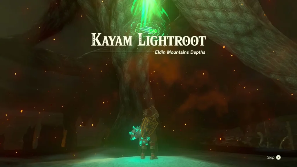 Kayam Lightroot title over the roots of the lightroot in Eldin Mountains Depths Kayam Lightroot title over the roots of the lightroot in Eldin Mountains Depths