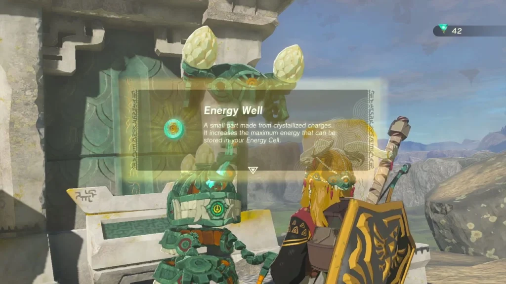 Energy Well item box at a stone well among ruins Energy Well item box at a stone well among ruins