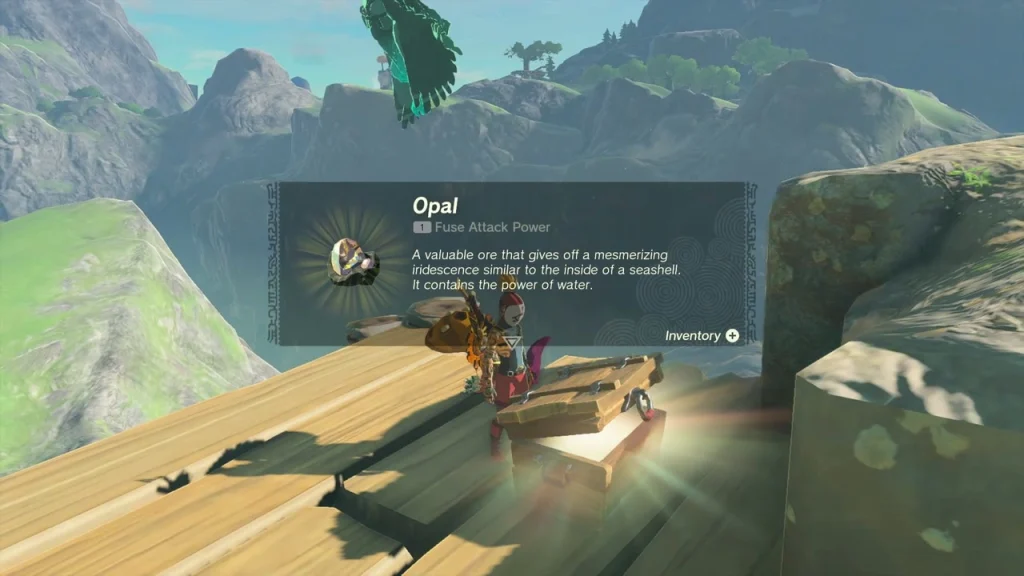 Opal item box from the cliff platform chest Opal item box from the cliff platform chest