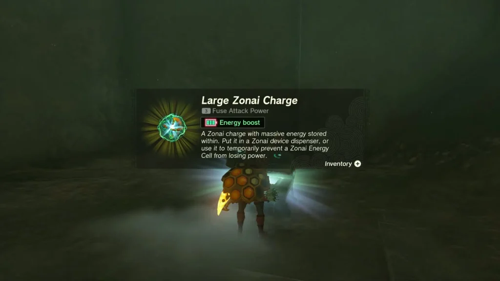Large Zonai Charge item box from the Finra Woods chest Large Zonai Charge item box from the Finra Woods chest