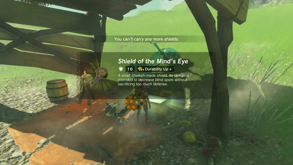 Shield of the Minds Eye item box from the watchtower chest Shield of the Minds Eye item box from the watchtower chest