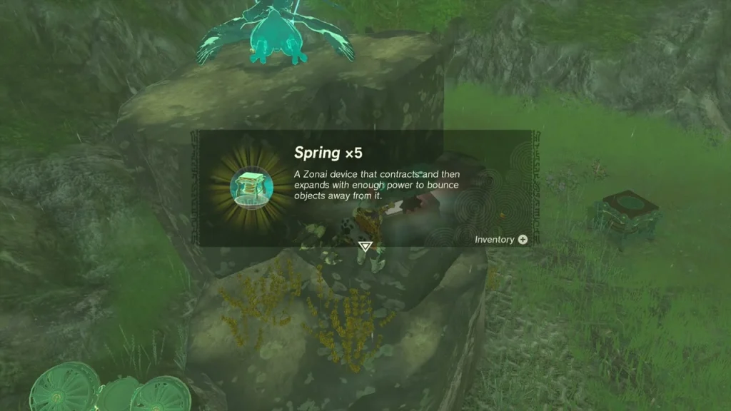 Spring x5 item box held up after opening the chest Spring x5 item box held up after opening the chest