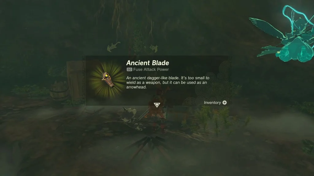 Ancient Blade item box held up after opening the chest Ancient Blade item box held up after opening the chest