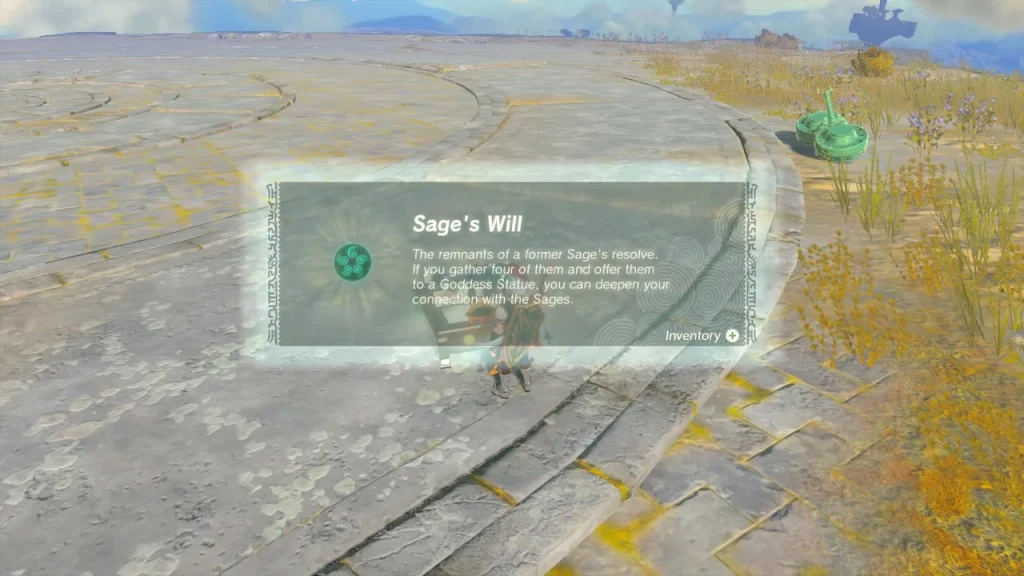 Sage's Will item box held up after opening the sky chest Sage's Will item box held up after opening the sky chest
